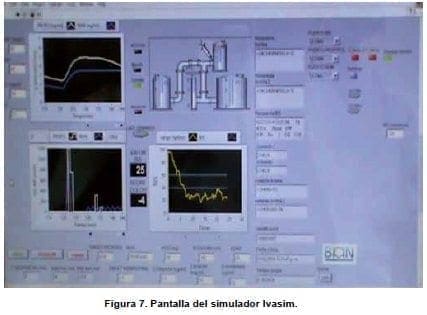 Pantalla del simulador Ivasim Pantalla del simulador Ivasim