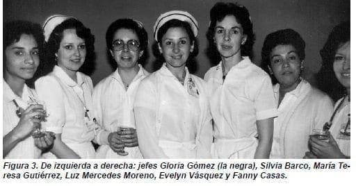 De izquierda a derecha: jefes