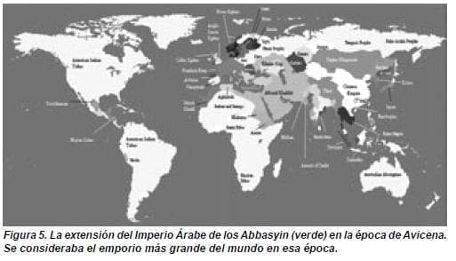 La extensión del Imperio Árabe de los Abbasyin La extensión del Imperio Árabe de los Abbasyin