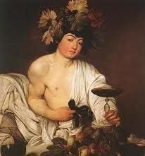 Baco - Caravaggio Baco - Caravaggio