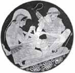 Aquiles vendando heridas de Patrocio