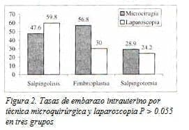 Embarazo Intrauterino por técnica Microquirúrgica y Laparoscopia