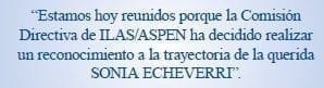 Reconocimiento de Sonia Echeverri Reconocimiento de Sonia Echeverri