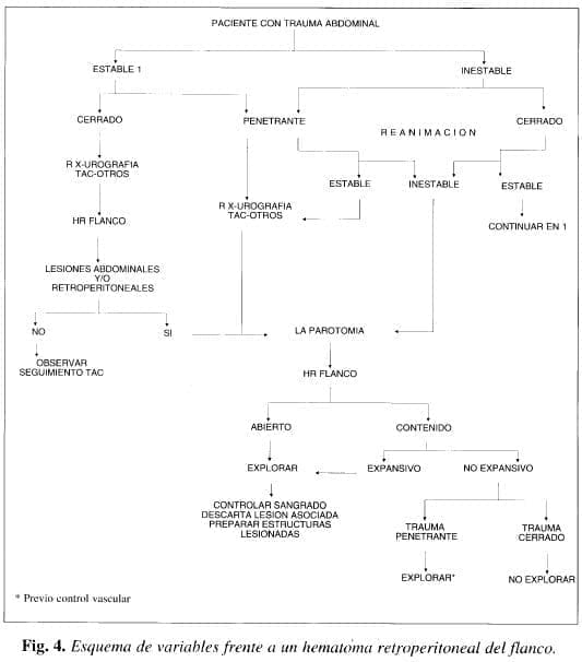 Hematoma retfoperitoneal del flanco Hematoma retfoperitoneal del flanco