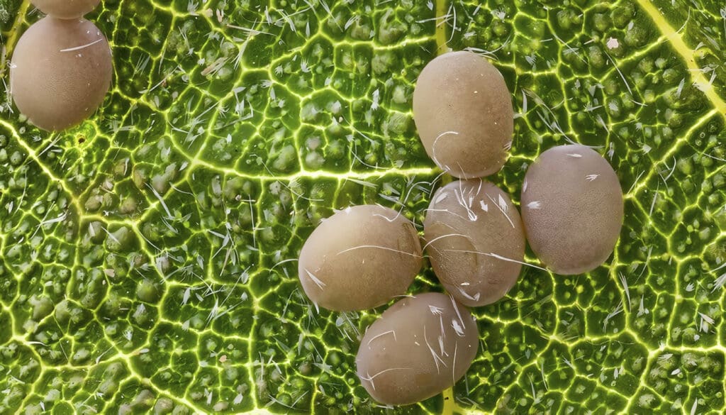 huevos de gusano de seda