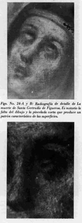 Detalle de La muerte de Santa Gertrudis de Figueroa
