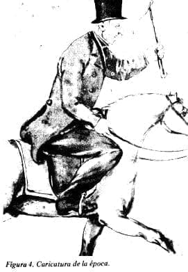 Caricatura de la época de Cheyne