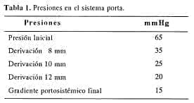 Presiones en el sistema porta Presiones en el sistema porta
