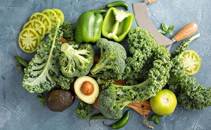 alimentos verdes