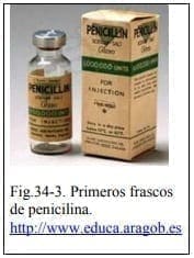Primeros frascos de penicilina Primeros frascos de penicilina