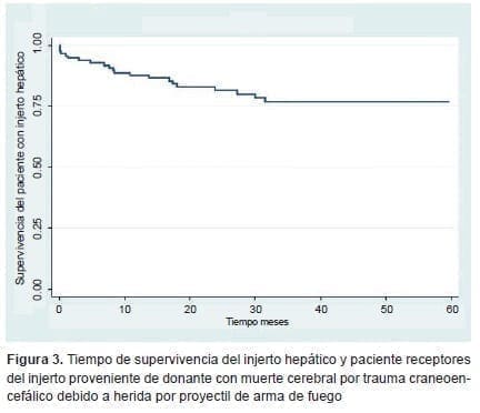 Injerto hepático de donante con muerte cerebral