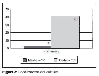 Ureterolitotomía Endoscopica, Localización del cálculo