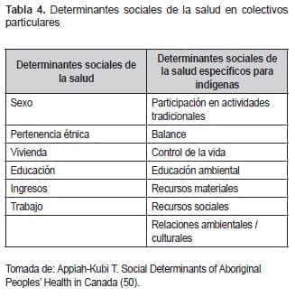 Determinantes sociales de la salud en colectivos particulares Determinantes sociales de la salud en colectivos particulares