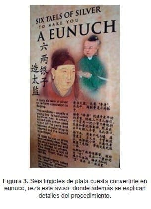 Seis lingotes de plata cuesta convertirte en Eunuco
