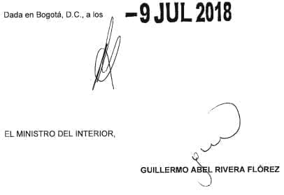 Ley 1909 Puesta en Vigencia