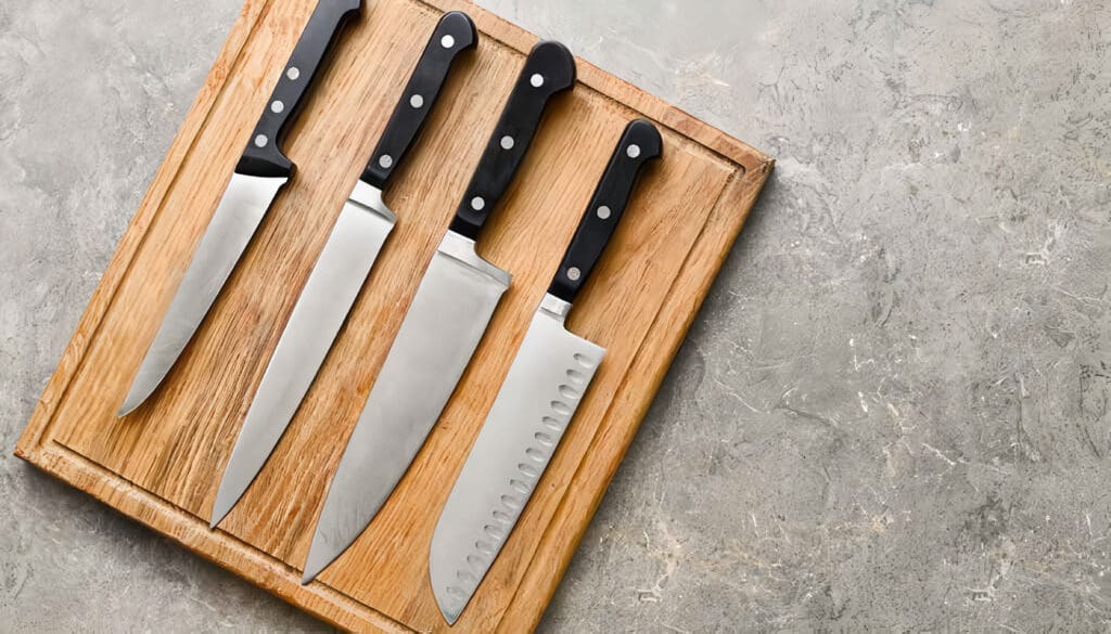 Tipos de Cuchillos y sus Usos en la Cocina