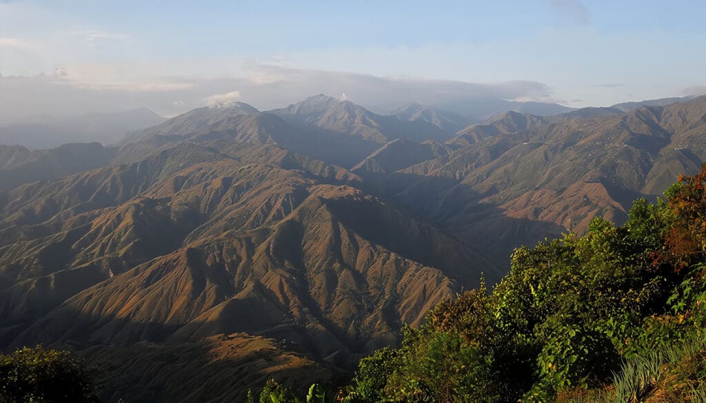 Cordillera Occidental en Colombia