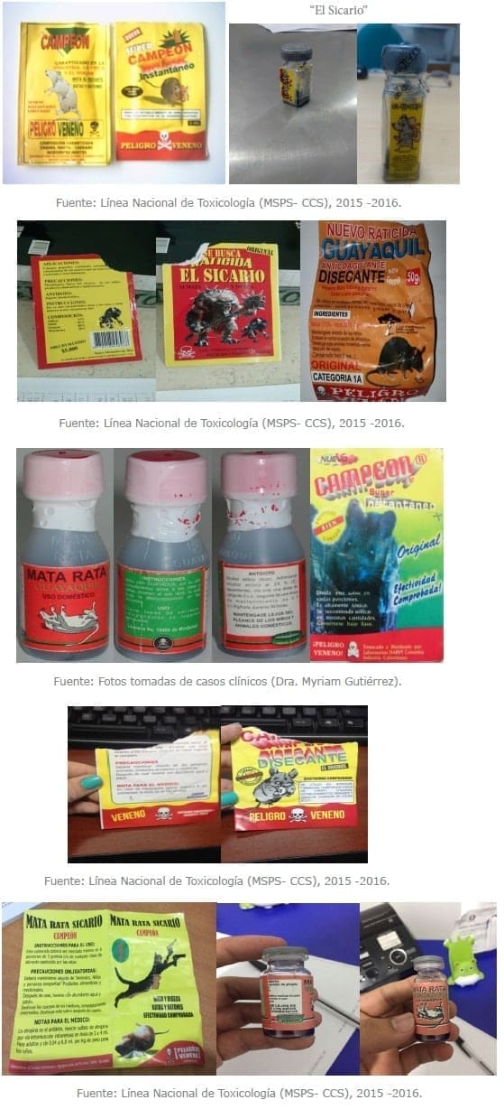 Raticidas artesanales e ilegales Raticidas artesanales e ilegales