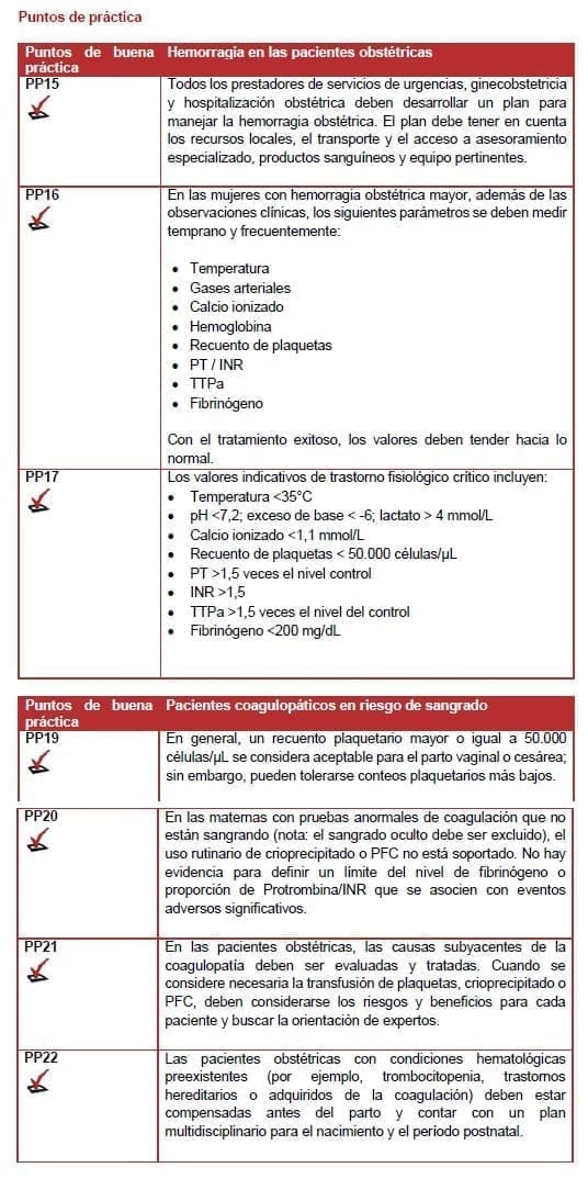 Hemorragia en las pacientes obstétricas - Práctica Hemorragia en las pacientes obstétricas - Práctica