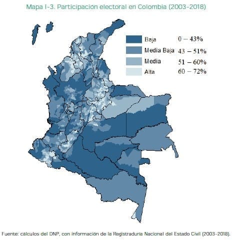 Participación electoral en Colombia (2003-2018)