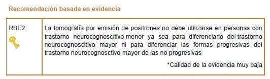 Neuroimagen - Recomendación basada en evidencia