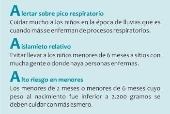 Una clave para evitar la bronquiolitis es la TRIPLE A