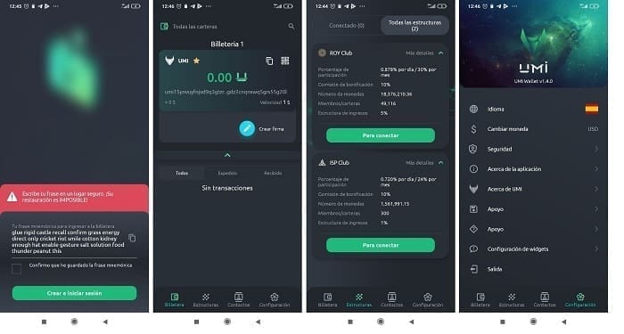Aplicaciones para móviles del UMI