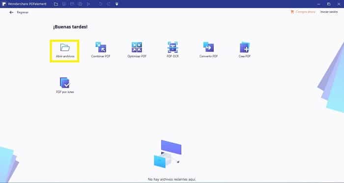 PDF Seleccionar el archivo que será transformado