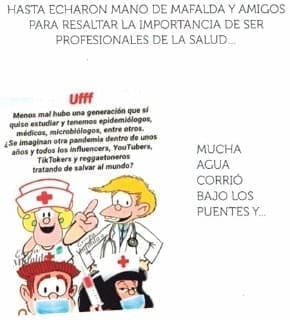 Echaron mano de Mafalda para resaltar importancia de la salud Echaron mano de Mafalda para resaltar importancia de la salud