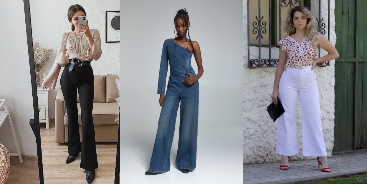 Looks con pantalones pata de elefante