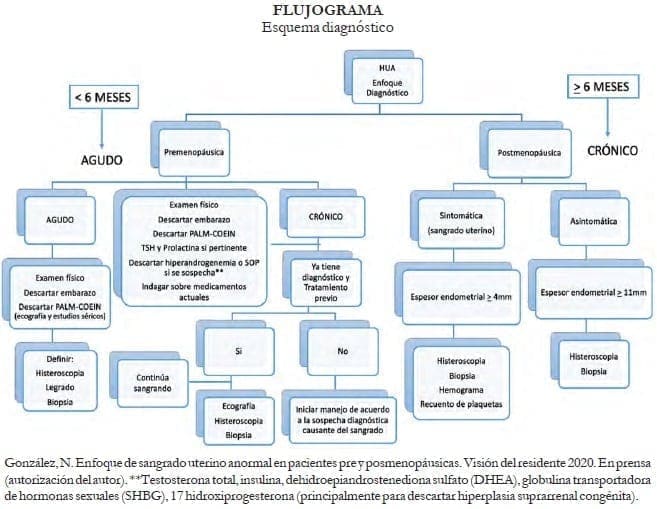 Enfoque de sangrado uterino anormal en pacientes pre y posmenopáusicas Enfoque de sangrado uterino anormal en pacientes pre y posmenopáusicas