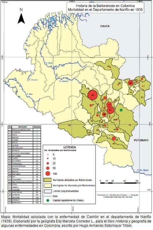 Mortalidad asociada con la enfermedad de Carrión Mortalidad asociada con la enfermedad de Carrión