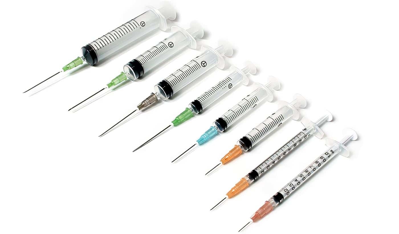 Código de Colores en las Jeringas Desechables