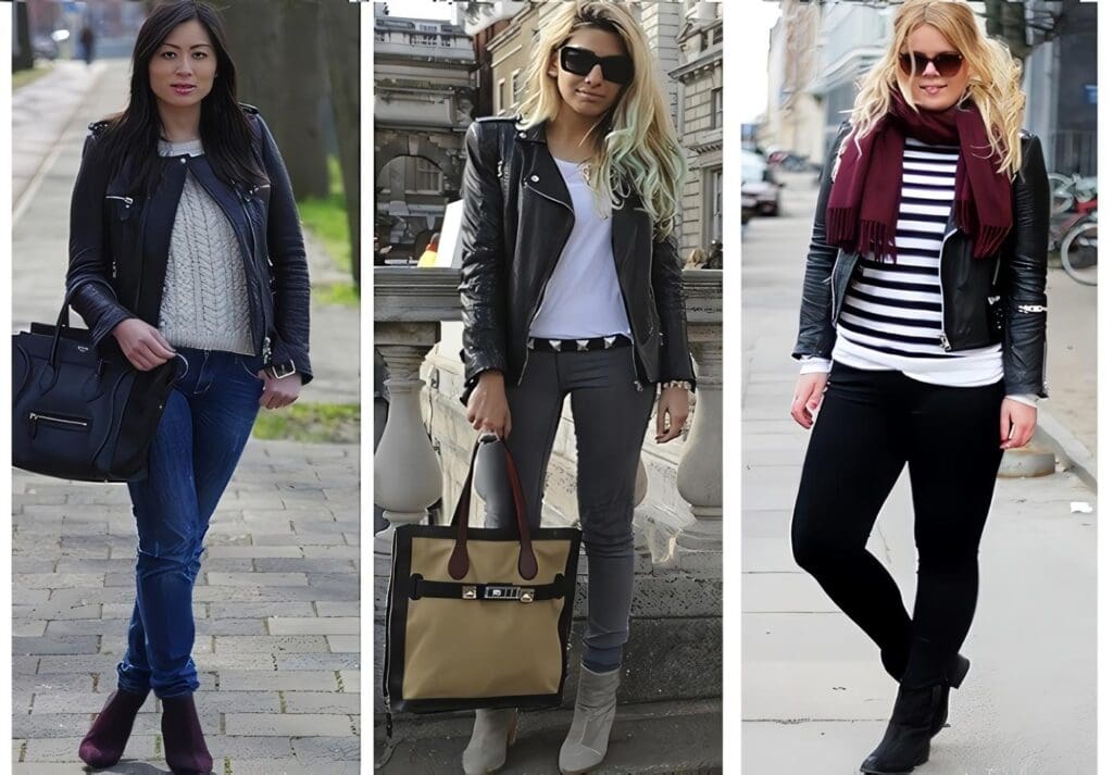Cómo llevar chaquetas de cuero y estar perfecta