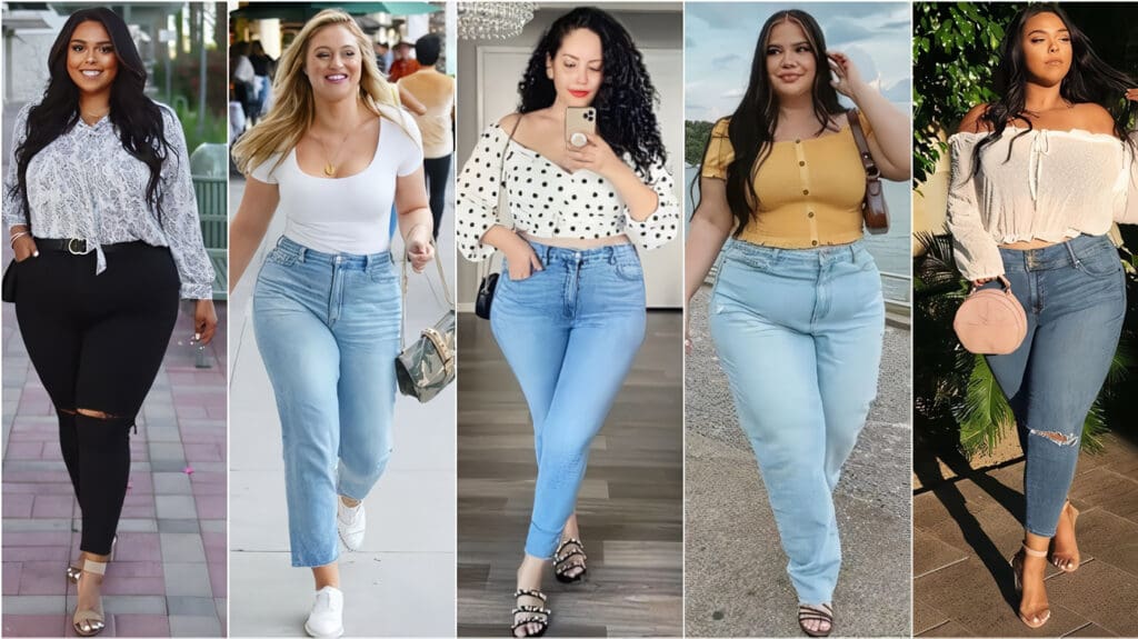 Jean para mujeres gorditas ideas