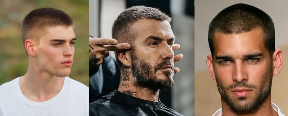 Corte buzz cut para hombres