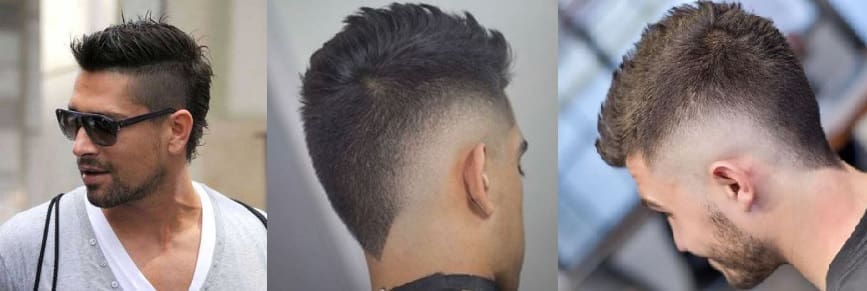 Corte estilo mohicano para hombres