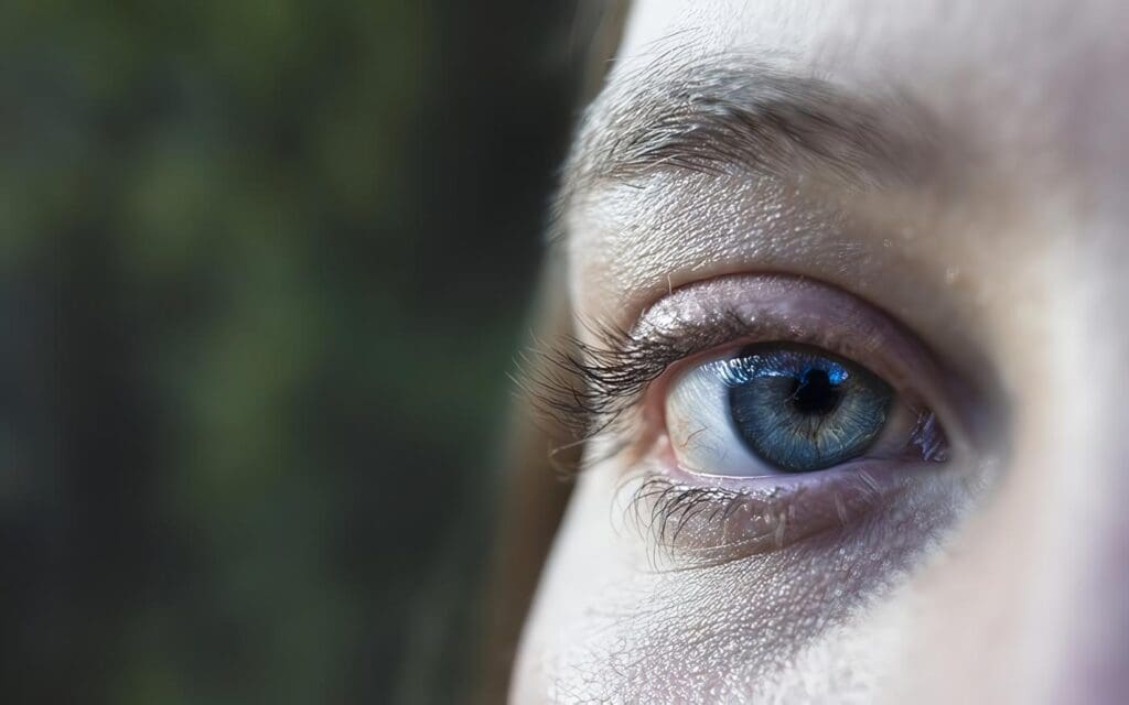 Esclera en los ojos