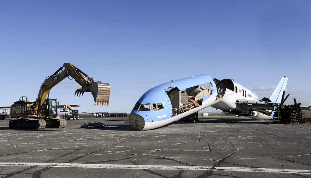 Reciclaje de Aeronaves
