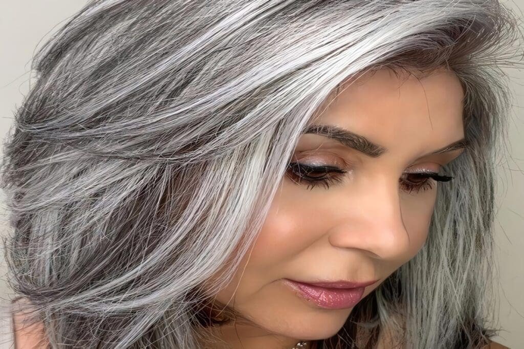 Silver balayage