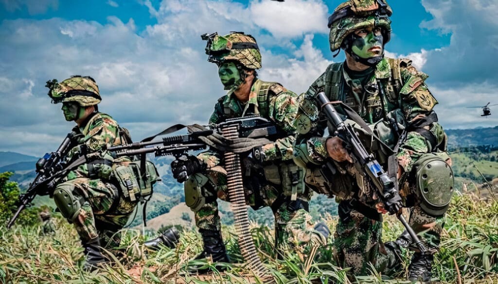 Entrenamiento y equipamiendo de las fuerzas armadas