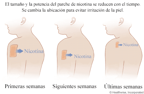 Parces de Nicotina recomendaciones uso