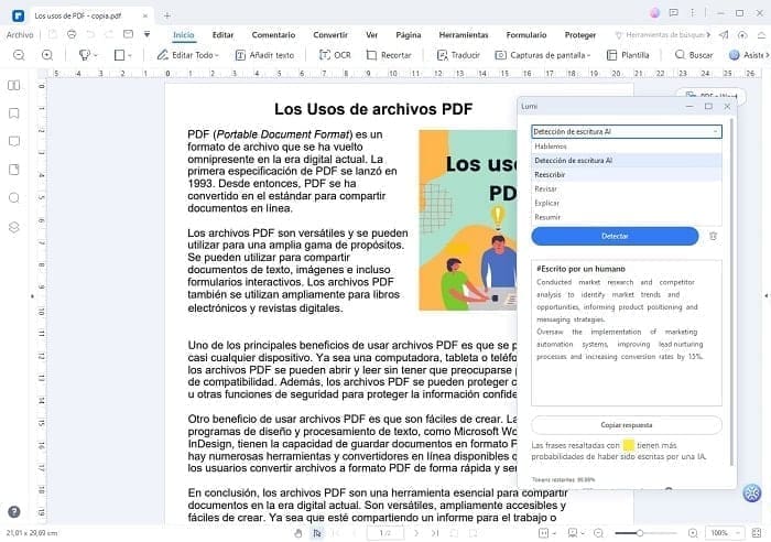 Cómo usar PDFelement con IA para mejorar en el estudio