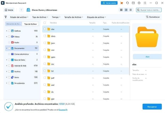 Wondershare Recoverit solucion para microsoft word
