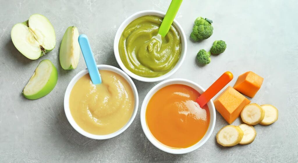 Recetas de papillas y compotas para bebés