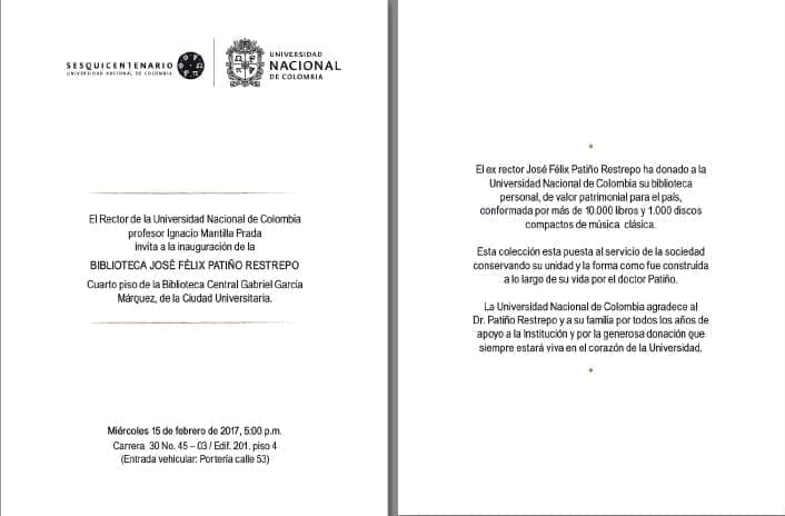 Sesquicentenario Universidad Nacional