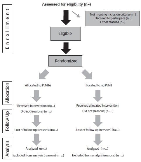 Flow diagram of the progress through the phases - Bloqueo Neural del Epiplón Menor Paragástrico Flow diagram of the progress through the phases - Bloqueo Neural del Epiplón Menor Paragástrico