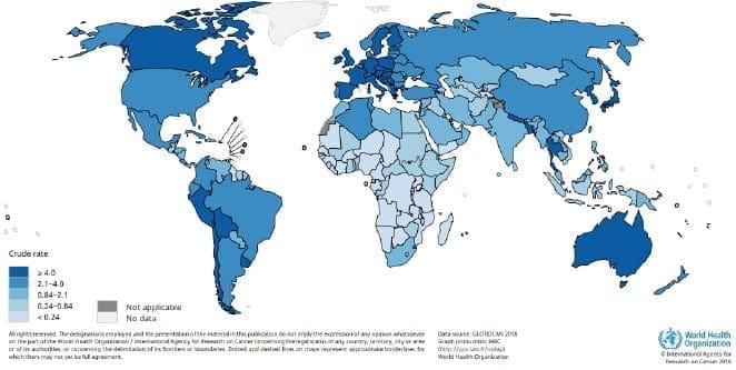 incidencia de cáncer de vesícula biliar incidencia de cáncer de vesícula biliar