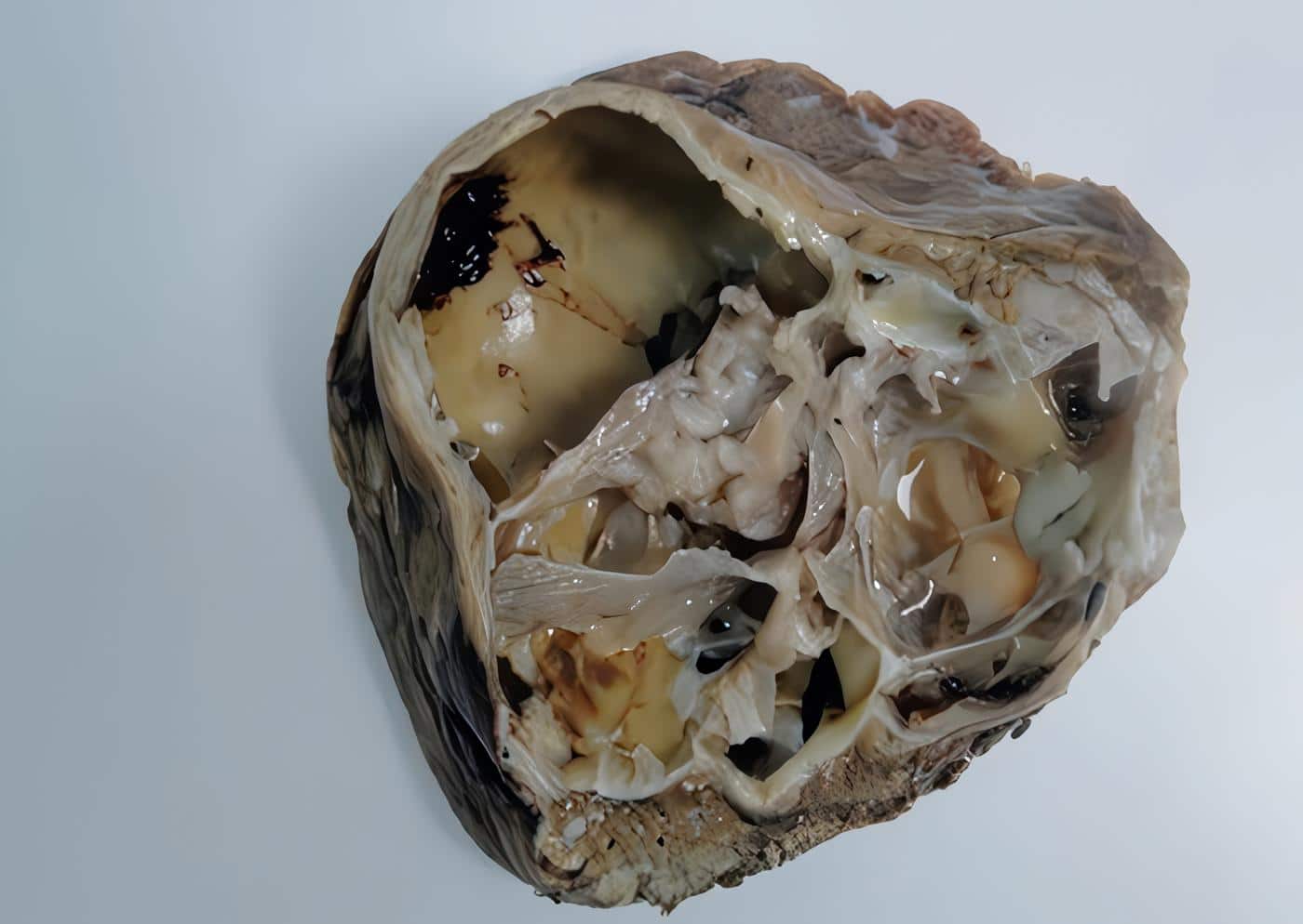 Morfología macroscópica del quiste Morfología macroscópica del quiste