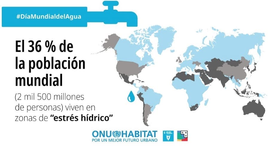 Ilustracion 1 Zonas del planeta bajo estres hidrico